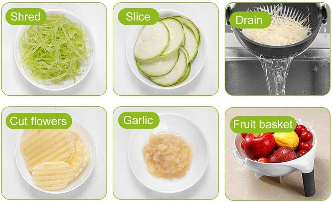 Vegetable Cutter with Drain Basket