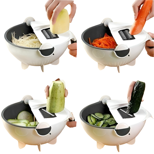 Vegetable Cutter with Drain Basket