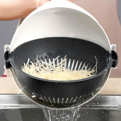Vegetable Cutter with Drain Basket